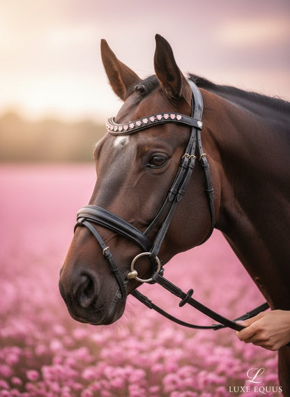 Rosé Hearts Browband