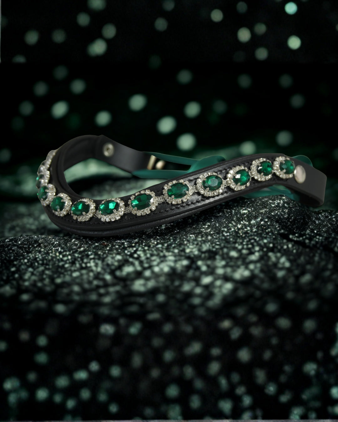 Stirnriemen Jade Noir