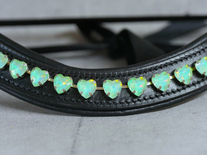 Stirnriemen Türkis Hearts