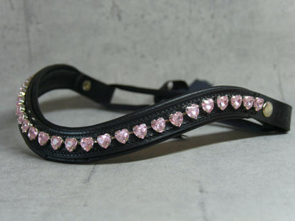 Stirnriemen Rosé Hearts