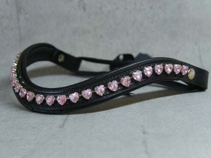 Stirnriemen Rosé Hearts