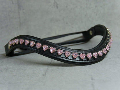 Stirnriemen Rosé Hearts
