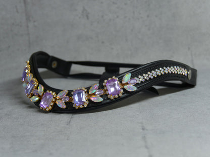 Stirnriemen Floral Flieder