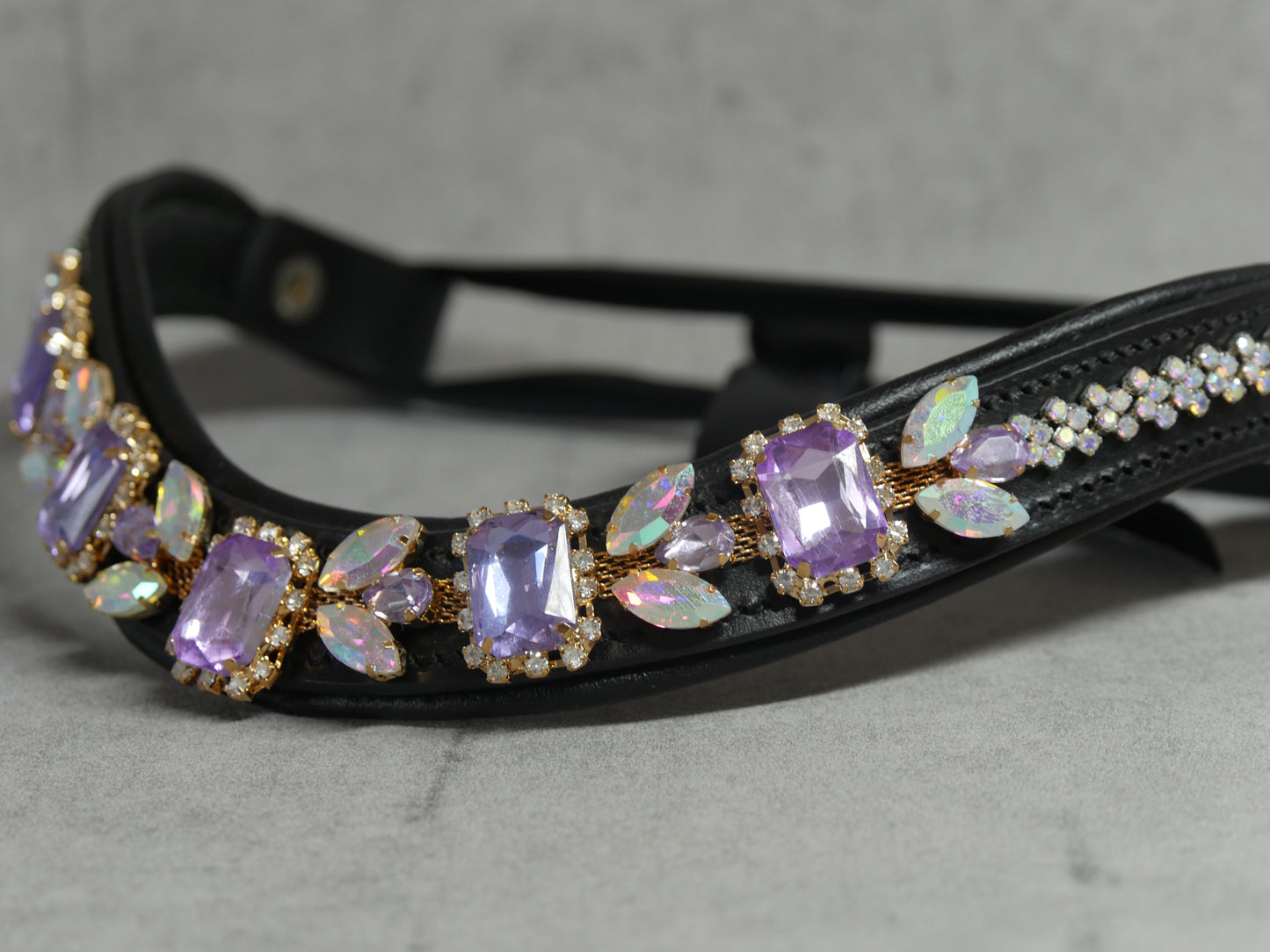 Stirnriemen Floral Flieder