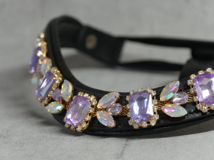 Stirnriemen Floral Flieder