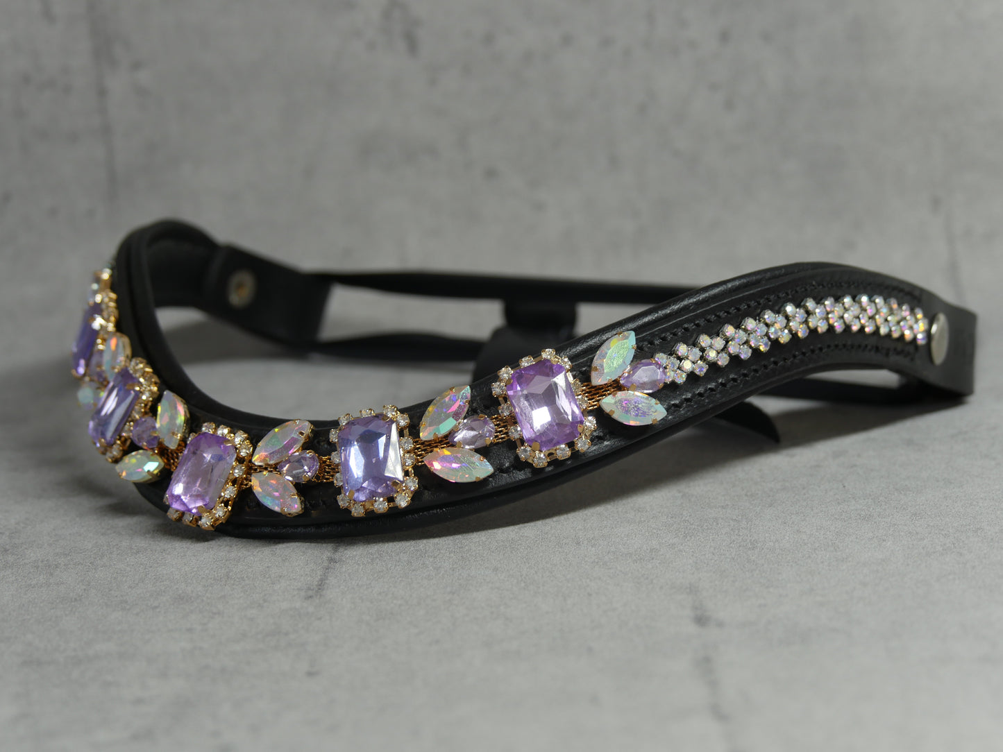 Stirnriemen Floral Flieder