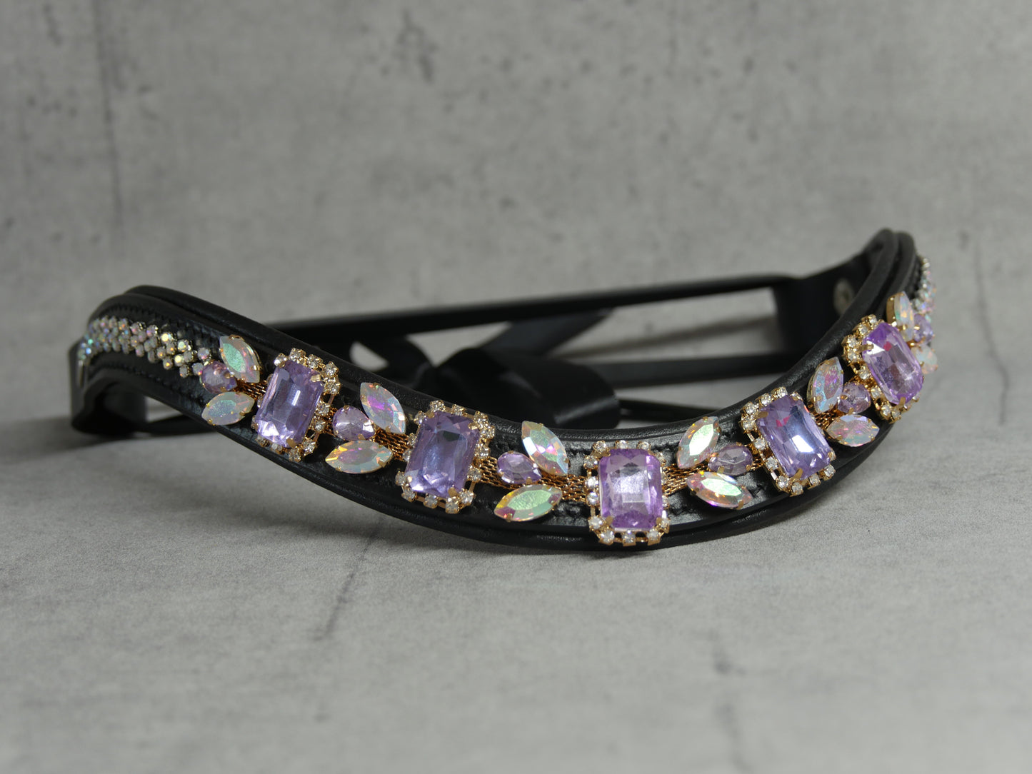 Stirnriemen Floral Flieder