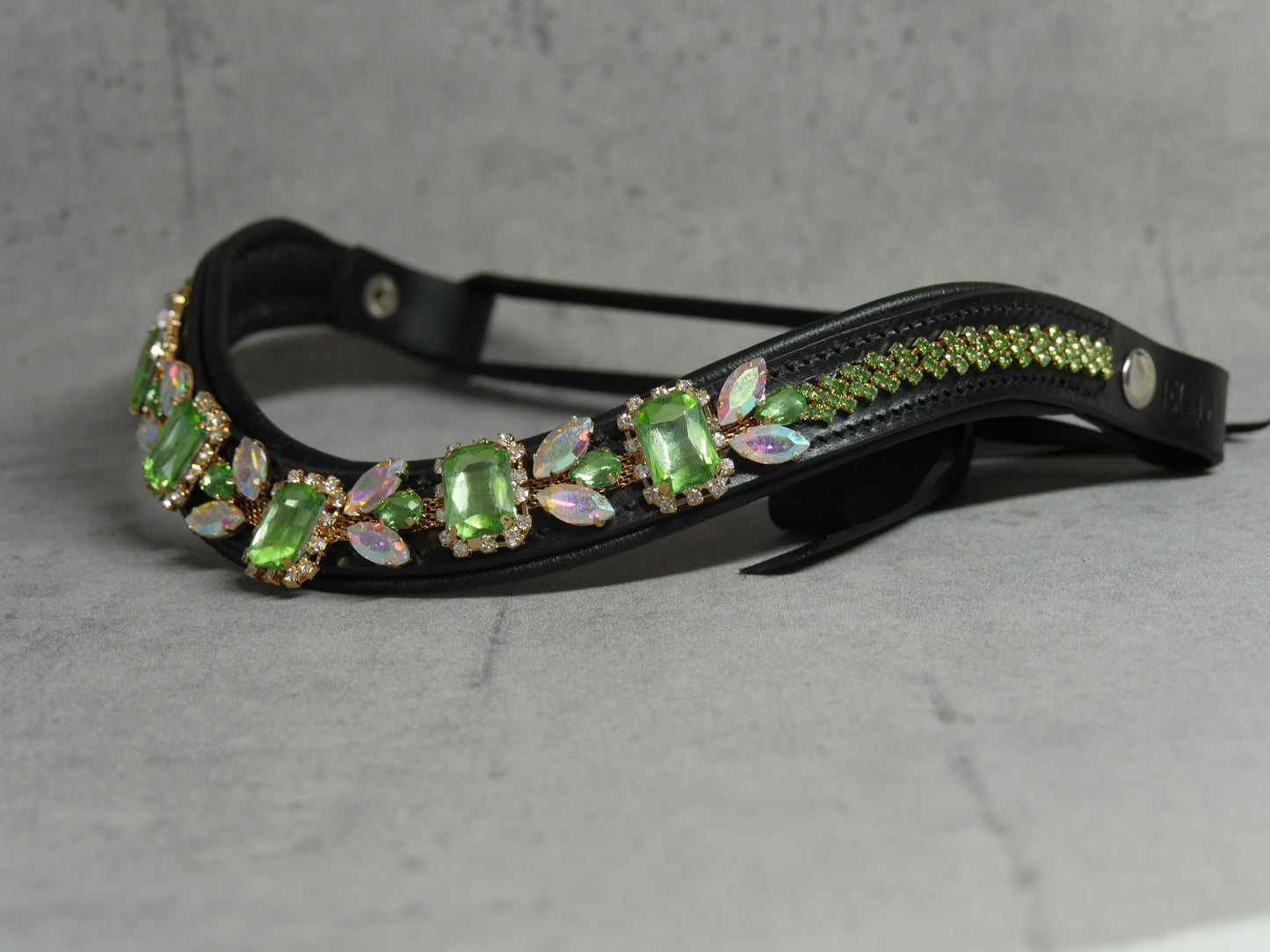 Stirnriemen Floral Green