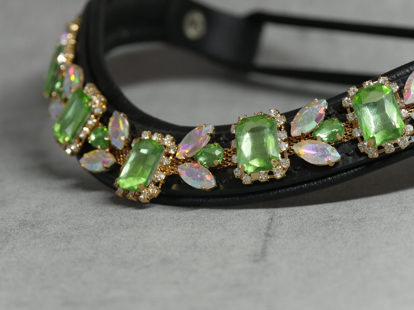 Stirnriemen Floral Green