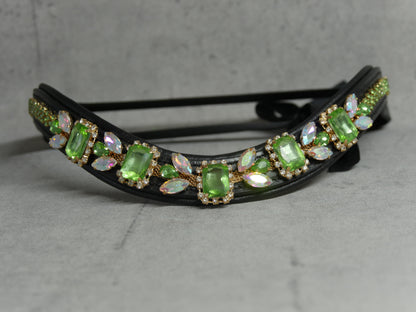 Stirnriemen Floral Green