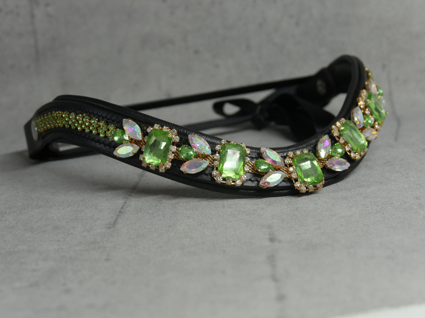 Stirnriemen Floral Green