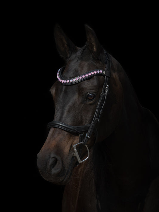 Stirnriemen Pink Hearts