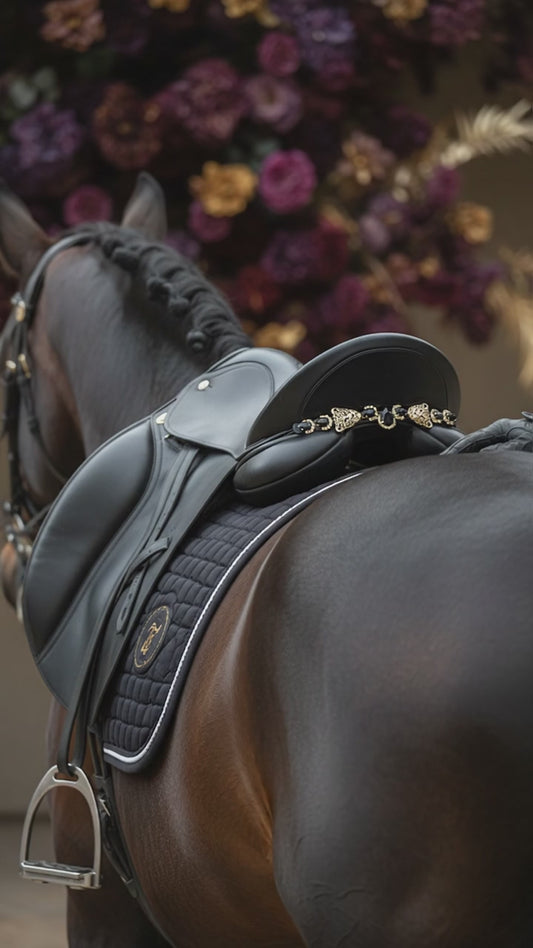 Sattelschmuck Golden Tiger